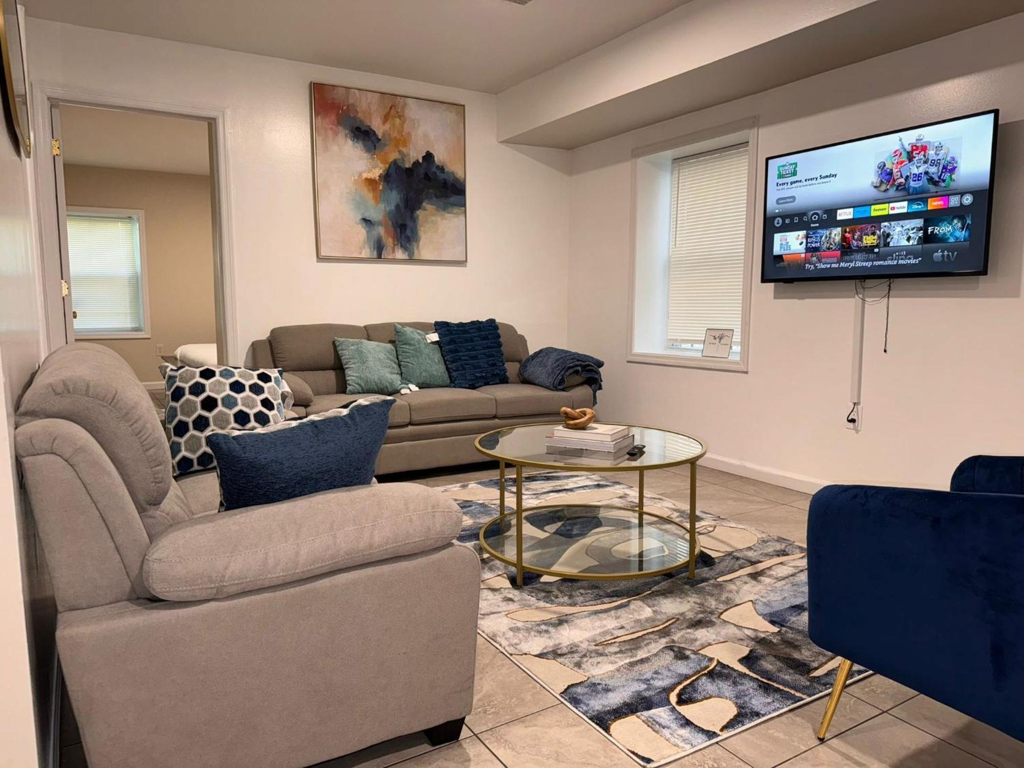 Cosy Bedroom 6 Minutes To Ewr Prudential Hotels Pen Station Newark Luaran gambar